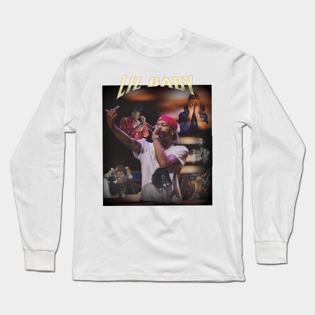 Lil baby music vintage Long Sleeve T-Shirt by AKRAM DESIGNEZZ